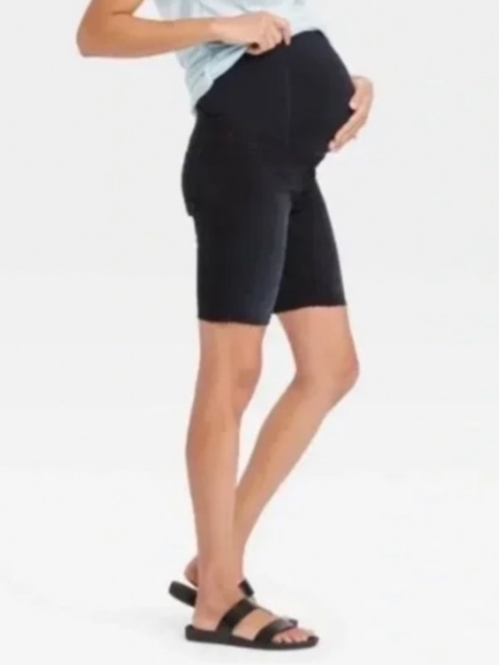 NWT Ingrid & Isabel Crossover Bermuda Denim Shorts